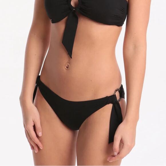 Seafolly Ring-embellished Bikini Briefs Size 8 NEW - Picture 1 of 6